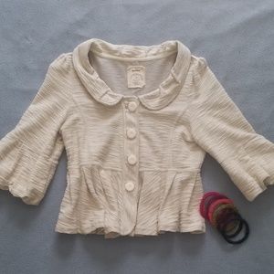 Anthropologie bundle poet jacket & bracelets